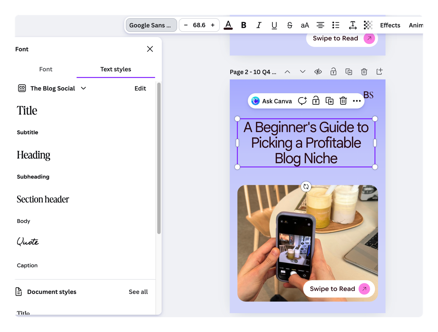 How to Change All Fonts in Canva at Once (the One-Click Trick) 4 image 1 1440x1092 1