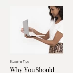 woman in a leopard skirt holding a laptop