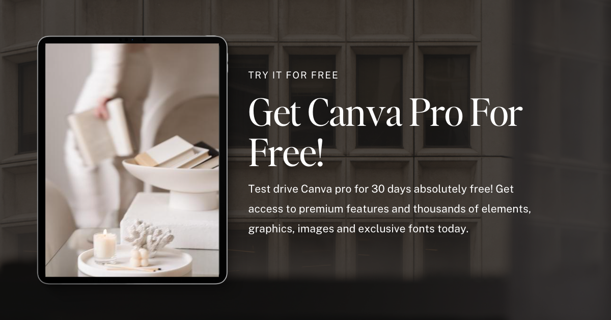 canva pro call to action button