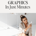 woman sitting on floor holding phone