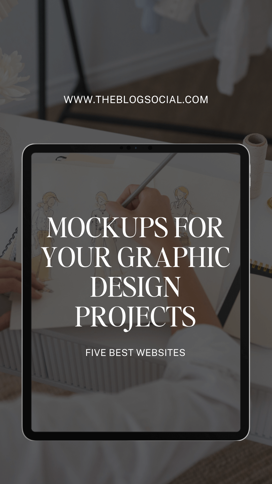 graphic design ipad mockup