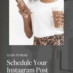 woman in laptop skirt holding ice coffee