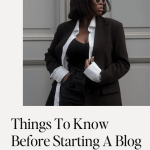 business woman in a black suit