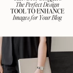 woman in black suit holding notebook