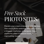 collage of images with camera, coffee for content creators