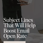 Woman standing next to photoshoot set up, while holding her laptop