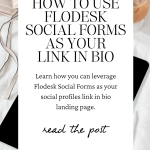 How To Use Flodesk Social Forms As Your Link In Bio