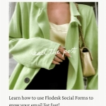 How To Use Flodesk Social Forms to Grow Your Email List
