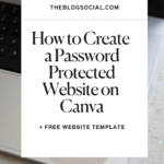 How to Create a Password Protected Website on Canva 3 How to Create a Password Protected Website on Canva