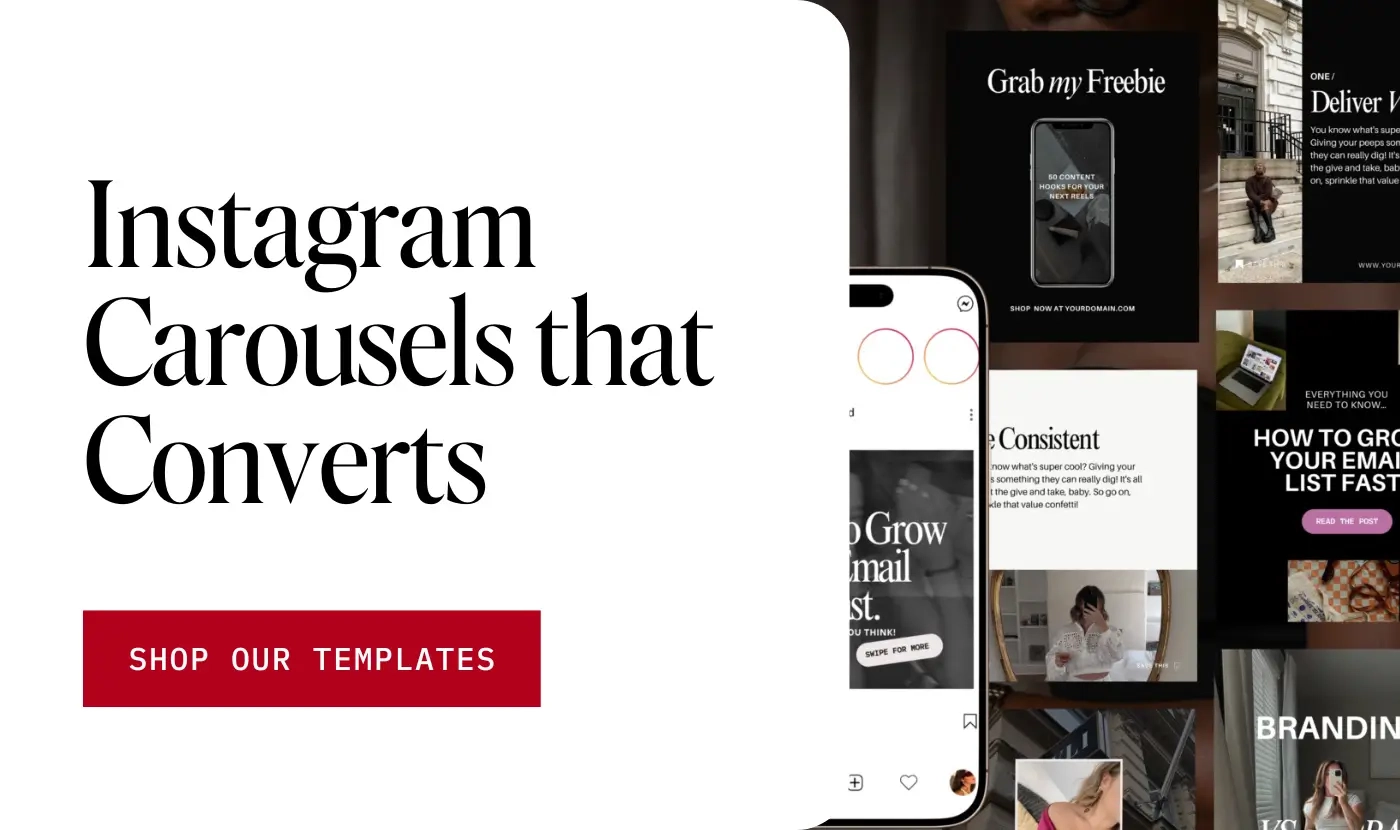 instagram carousel template pack