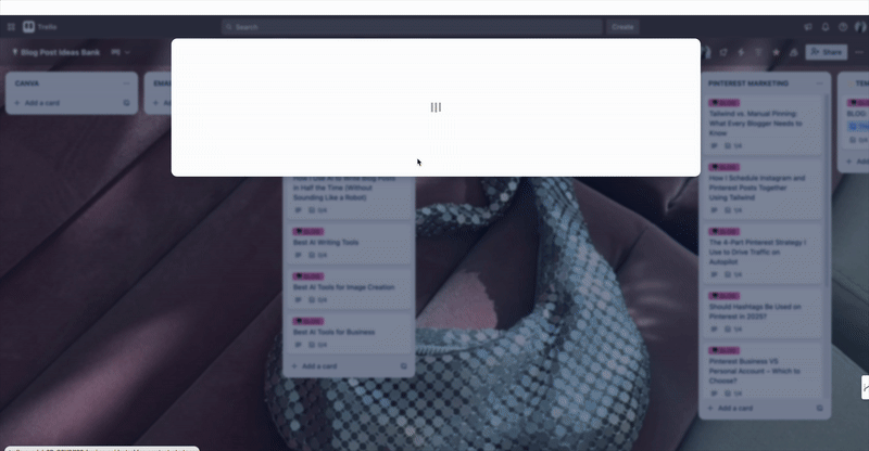 trello blog post ideas bank