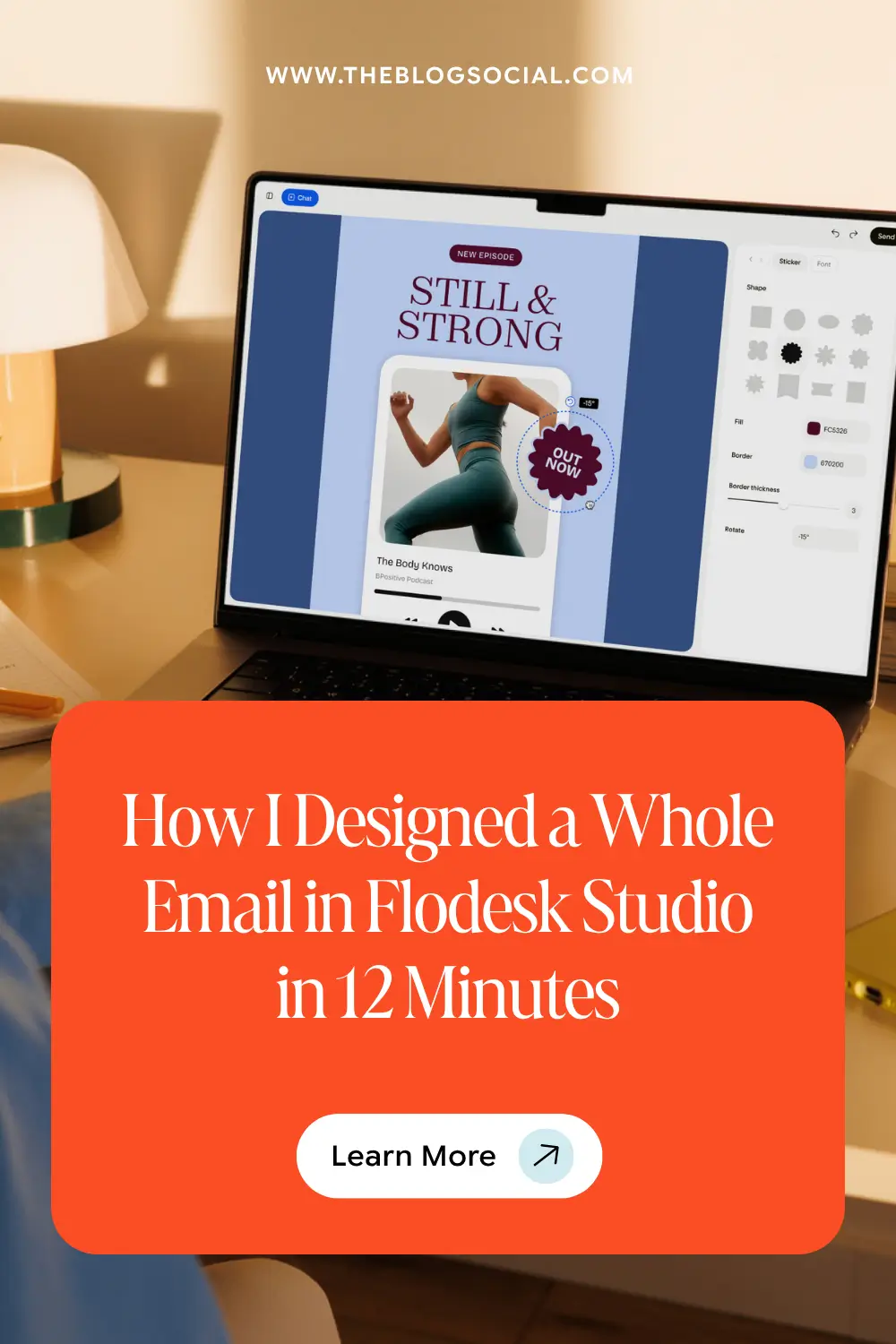 How I Designed a Whole Email in Flodesk Studio in 12 Minutes