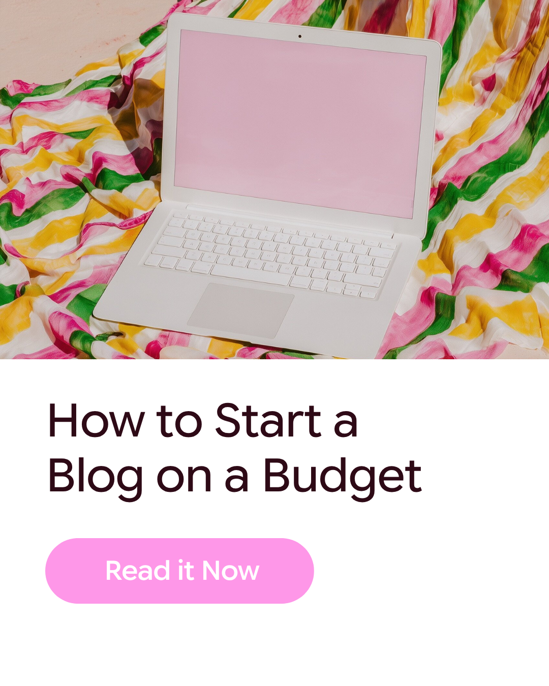 start a blog on a budget blog
