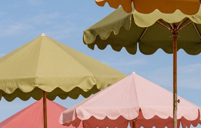 Spicy themed umbrella lifestyle shot